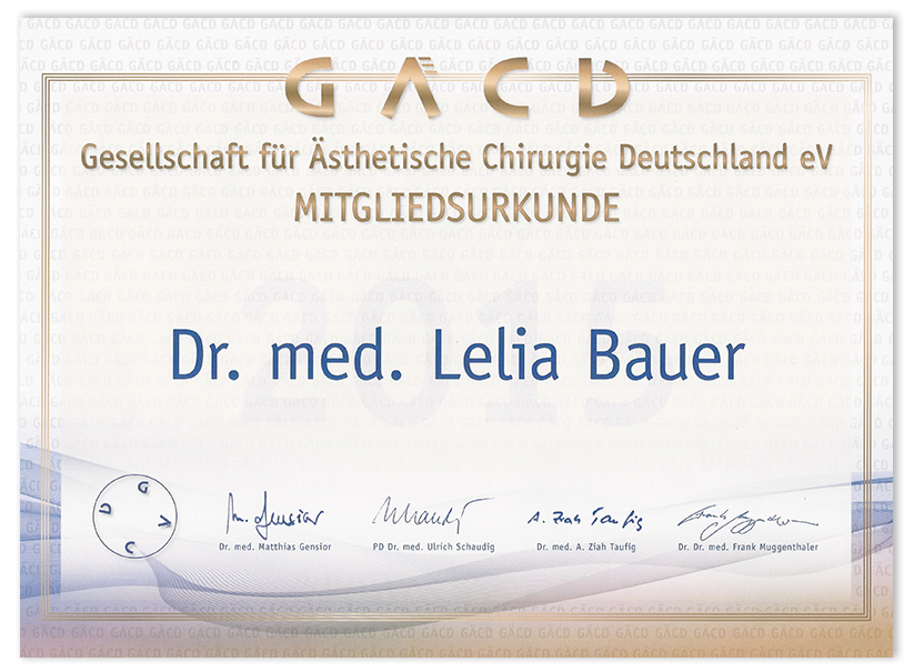 Gesellschaft für Ästhetische Chirurgie Deutschland eV